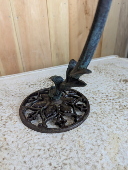 Vintage Cast Iron Banana Tree Holder