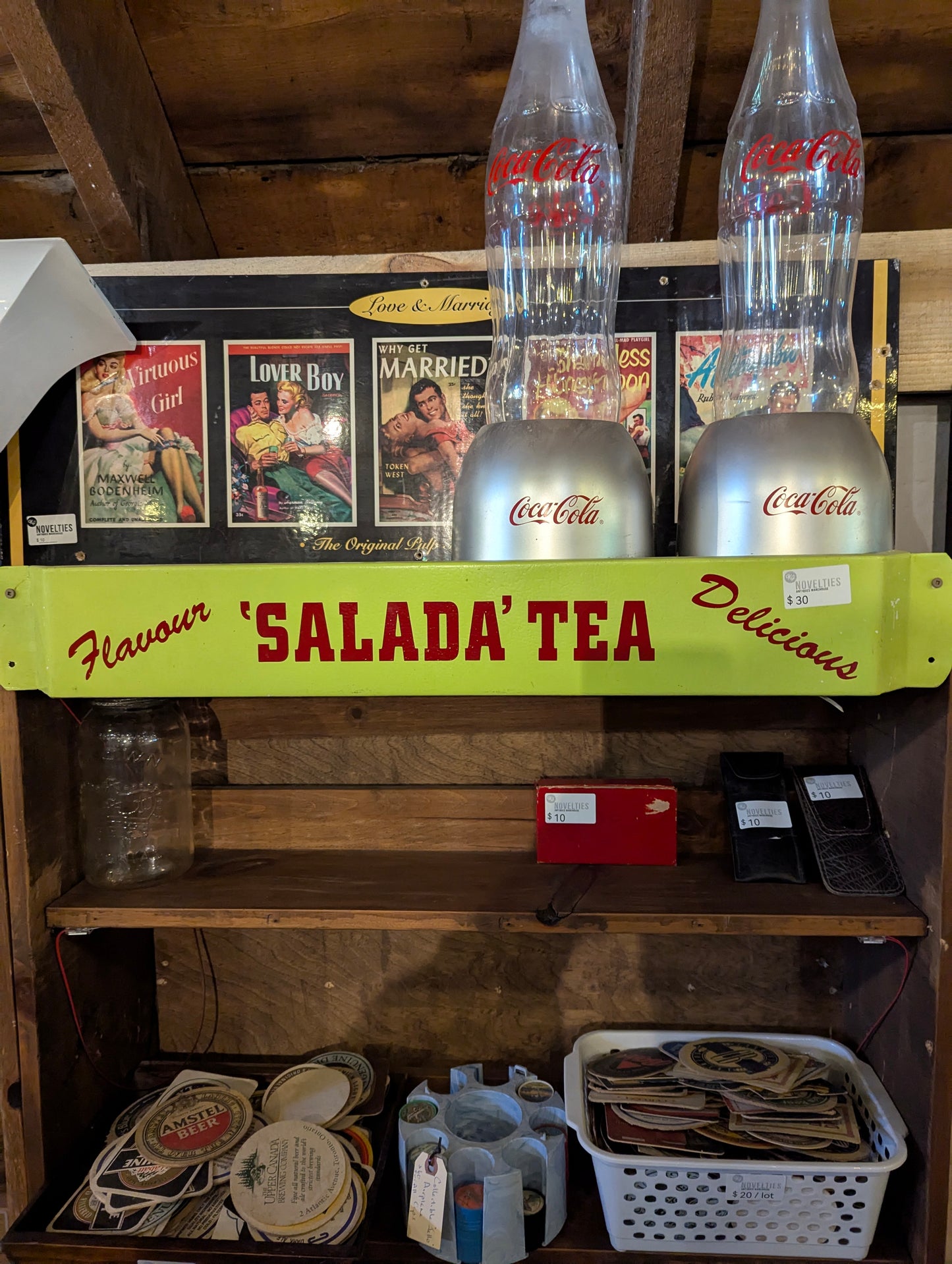 Reproduction Salada Tea Door Push Bars