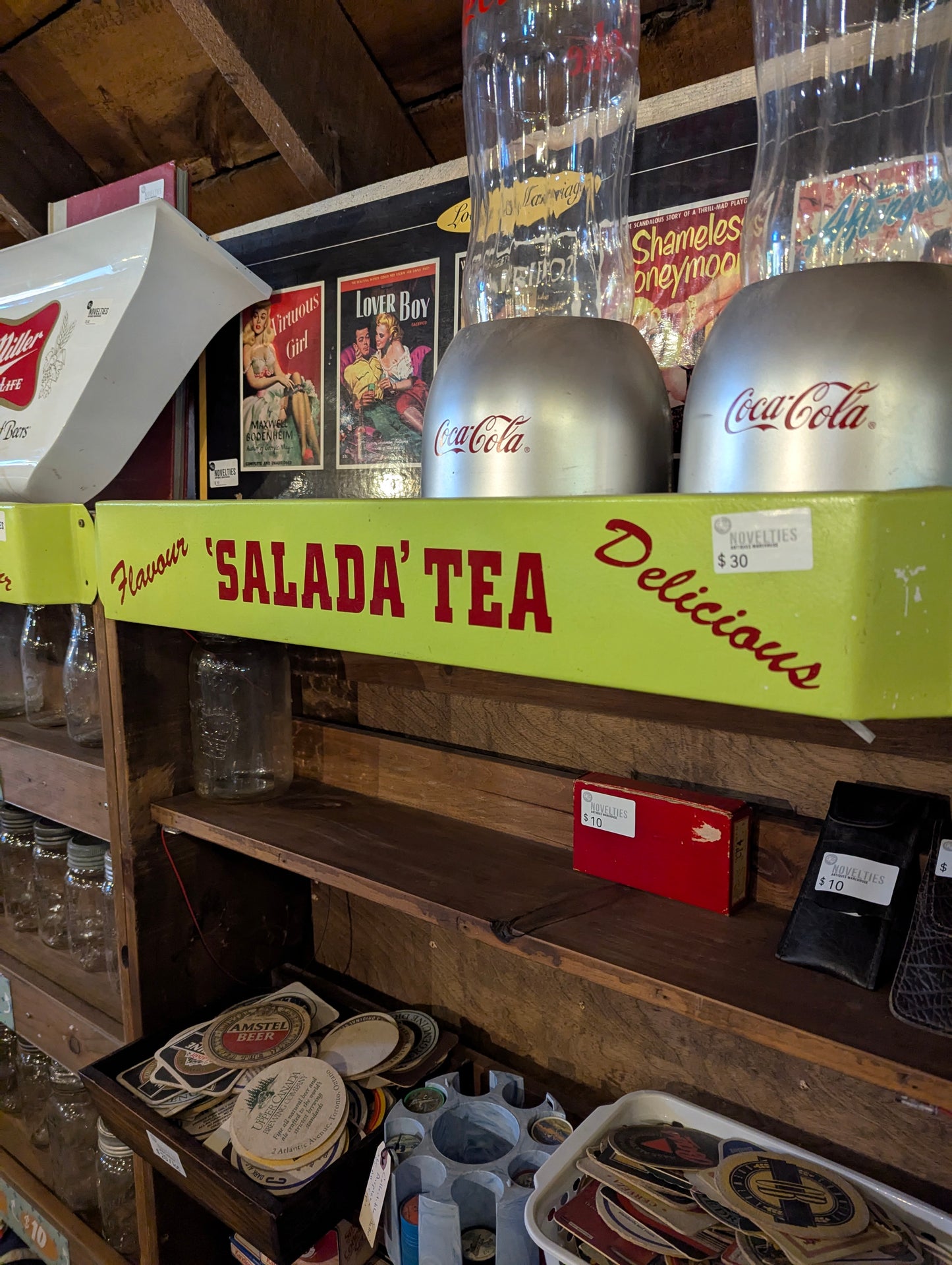 Reproduction Salada Tea Door Push Bars