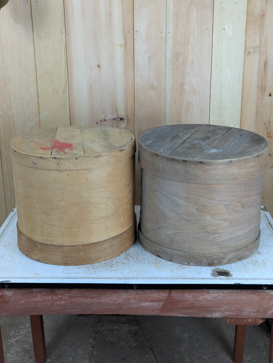 Wooden Cheese Boxes