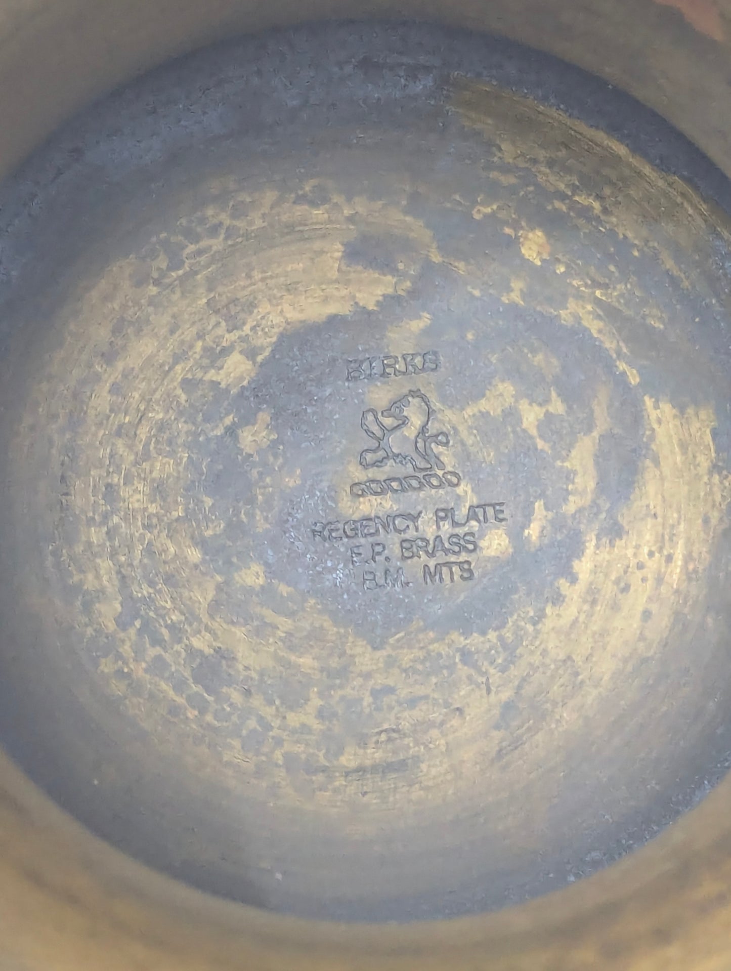 Vintage Birks Regency Plate Brass Champagne Ice Bucket