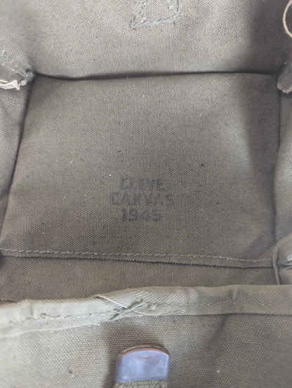 1945 WW2 Cleve Canvas US Military Ammo Bag