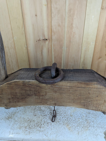 Antique Wooden Double Oxen Yoke