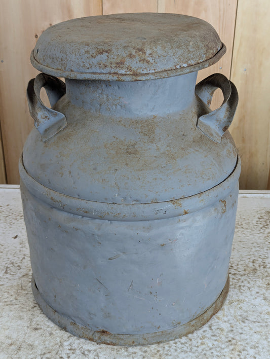 Vintage 5 Gal. Short Dairy Milk Cans