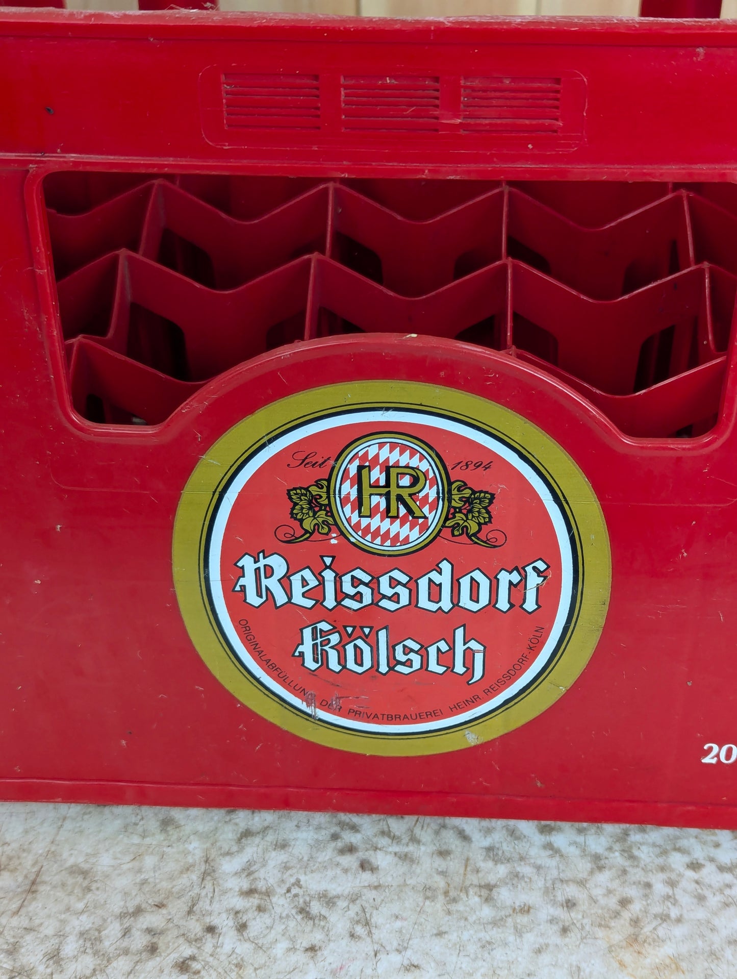 Plastic Reissdorf Kolsch Beer Case
