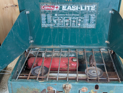 Large Coleman Portable Camping Stove Model #444