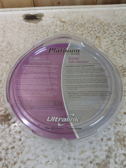 Ultralink Platinum Series RCA Audio Cables 1M - New Old Stock