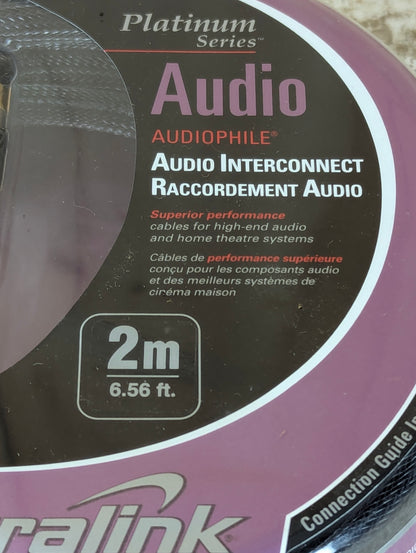 Ultralink Platinum Series RCA Audio Cables  2M - New Old Stock