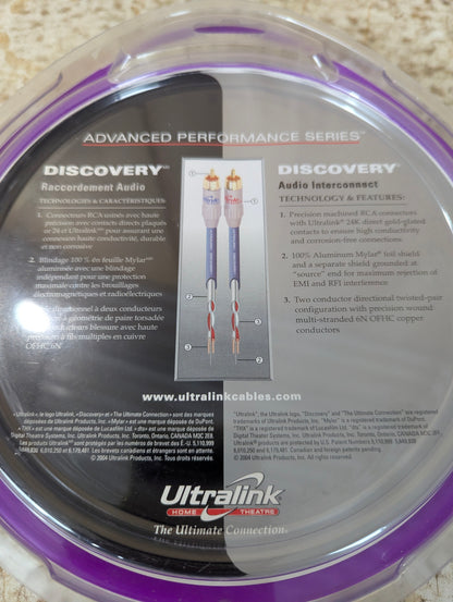 Ultralink Discovery RCA Audio Cables  2M - New Old Stock