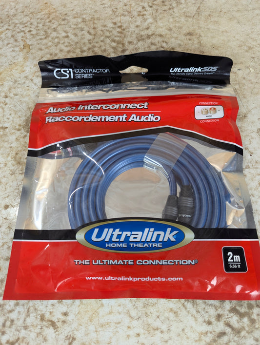Ultralink Contractor Series RCA Audio Cables 2M - New Old Stock