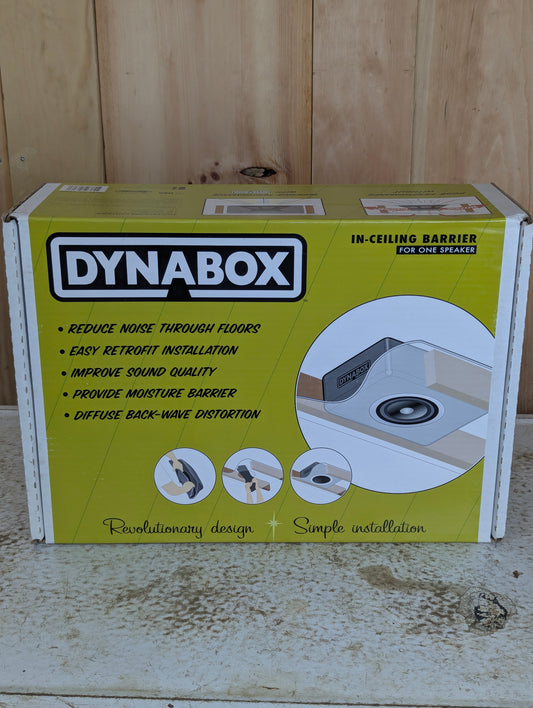 Dynamat Dynabox Speaker Enclosure For In Ceiling Speakers - New Old Stock