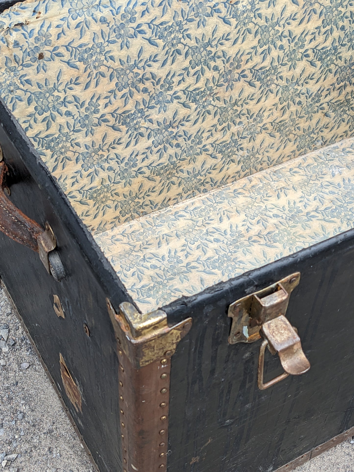 Vintage Black Trunk