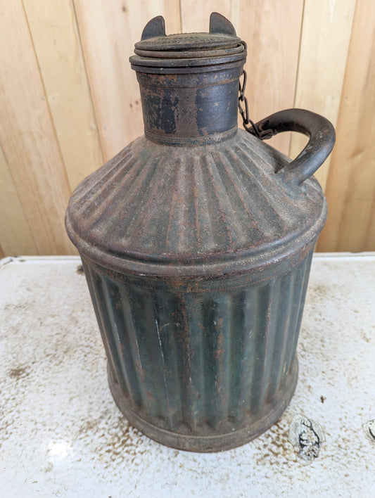 1925 Antique 5 Gal Oil Can