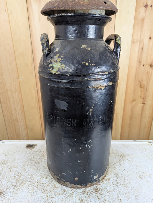 Antique 10 Gal British American Oil Can