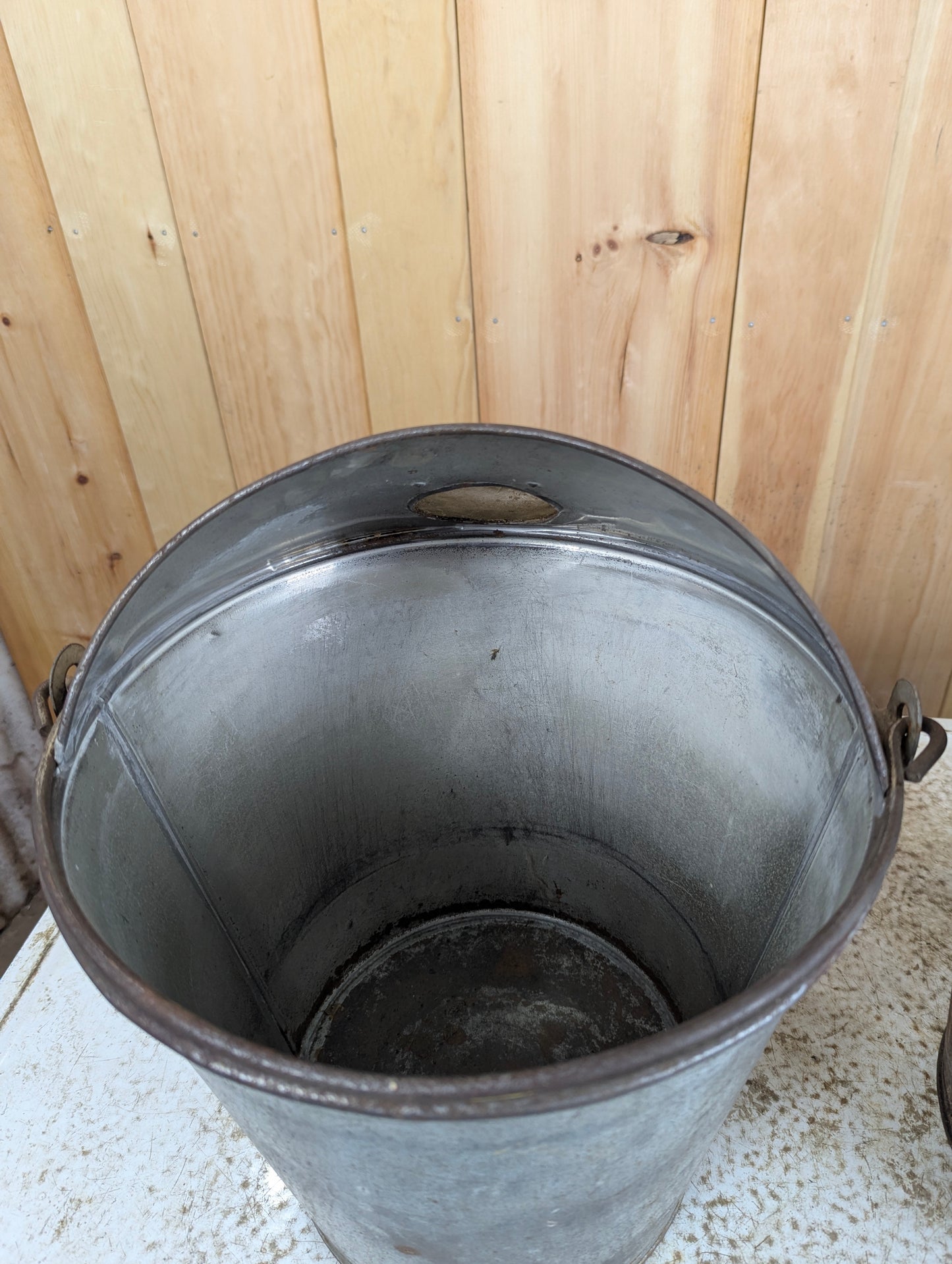Vintage Metal Milk Strainer