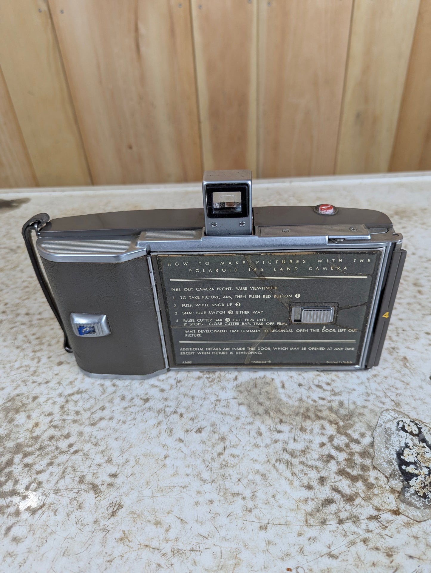 Vintage Polaroid Land Camera Model J66