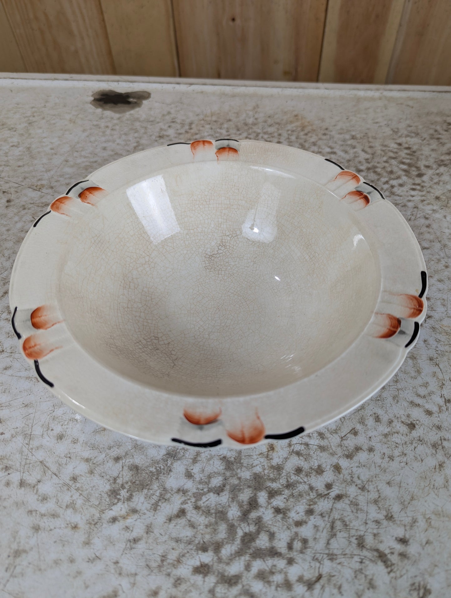 Vintage Hand Painted Myott & Son Bowl