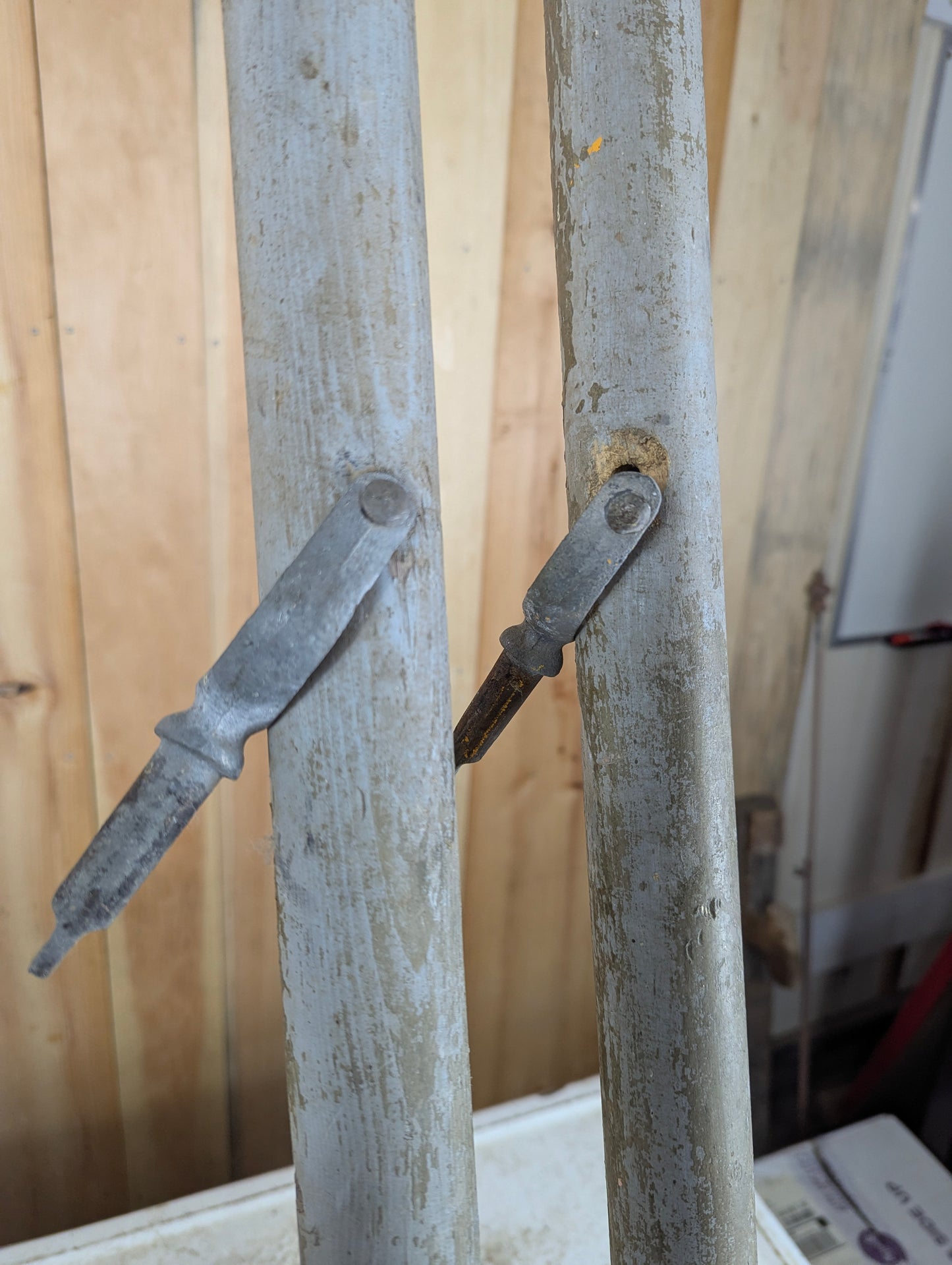 Vintage Pair of Wooden Oars