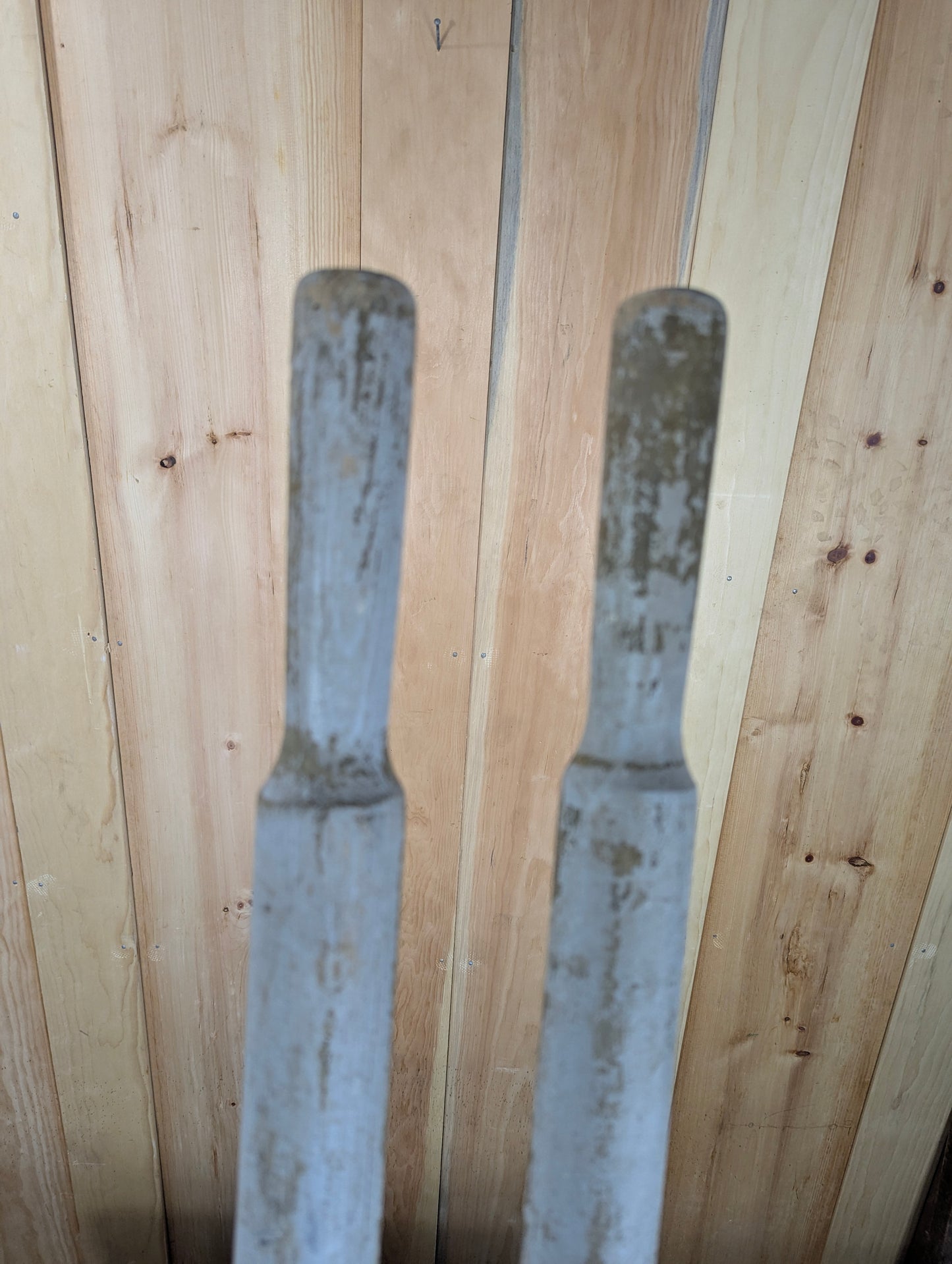 Vintage Pair of Wooden Oars
