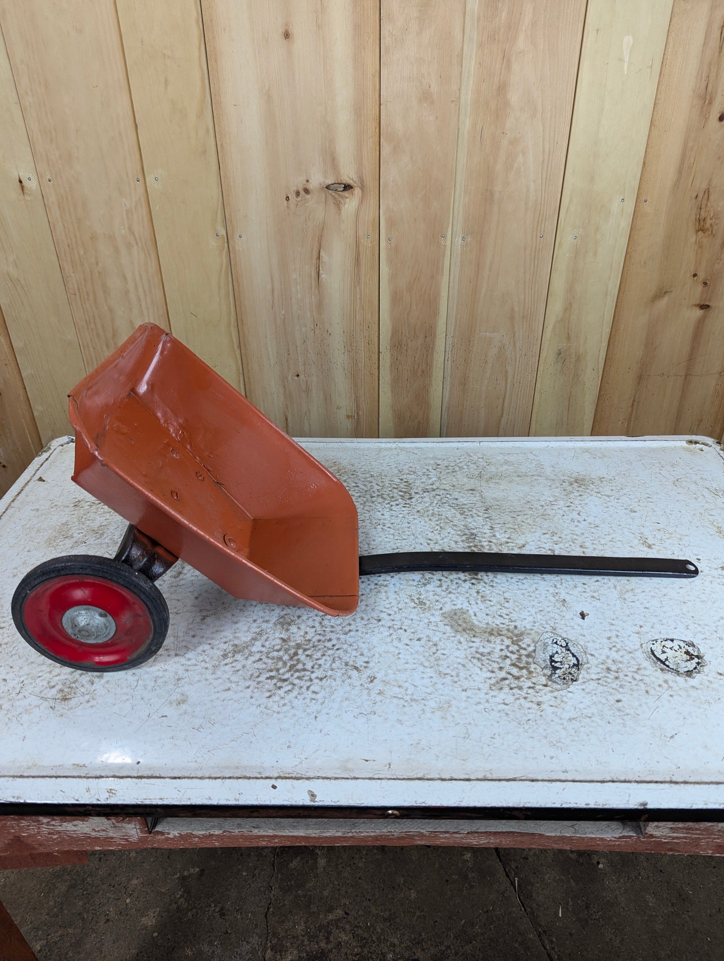 Vintage Power Trac Pedal Car Tractor With Attachable Wagon