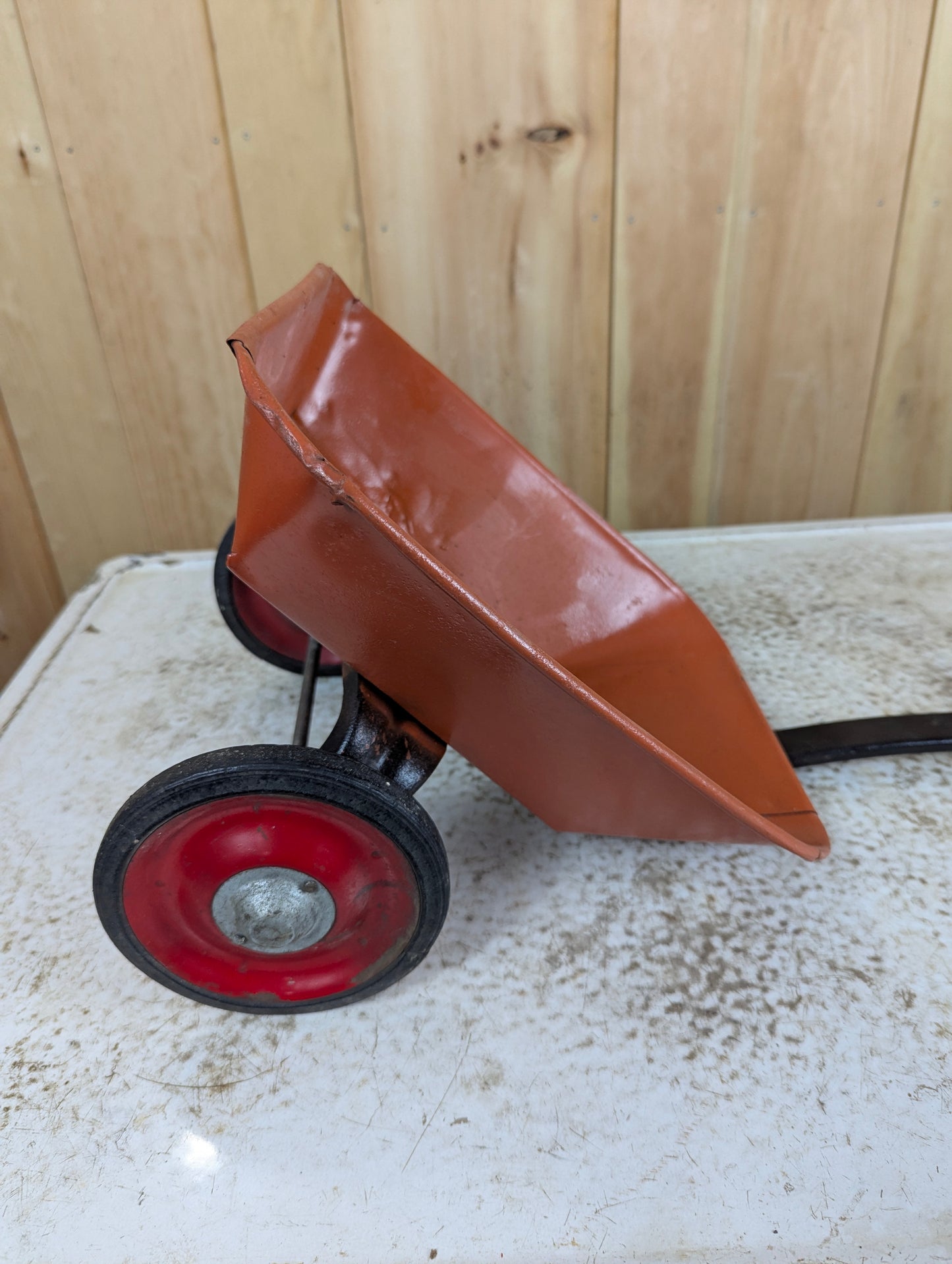 Vintage Power Trac Pedal Car Tractor With Attachable Wagon