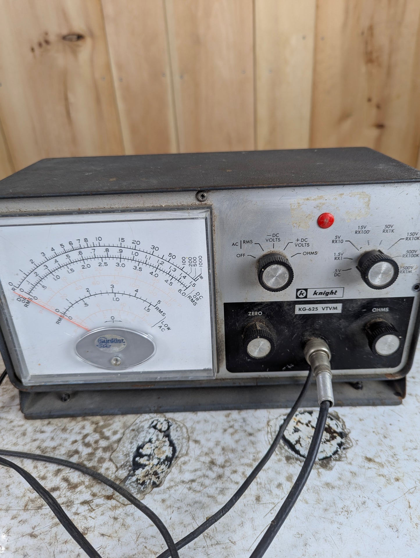 Vintage Knight KG-625 VTVM Volt Ohm Meter