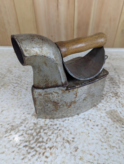 Antique Coal Iron with Chimney