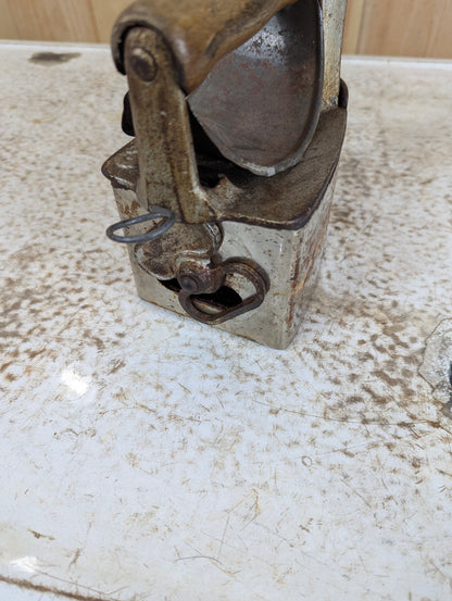 Antique Coal Iron with Chimney