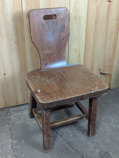 Vintage Rustic Pine Country Camp Lodge Chair