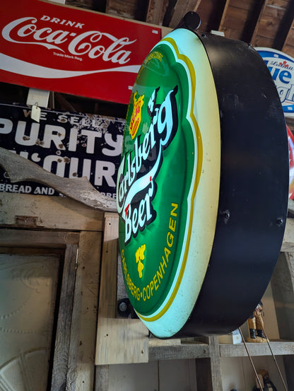 Carlsberg Beer Double Sided  Light Up Sign