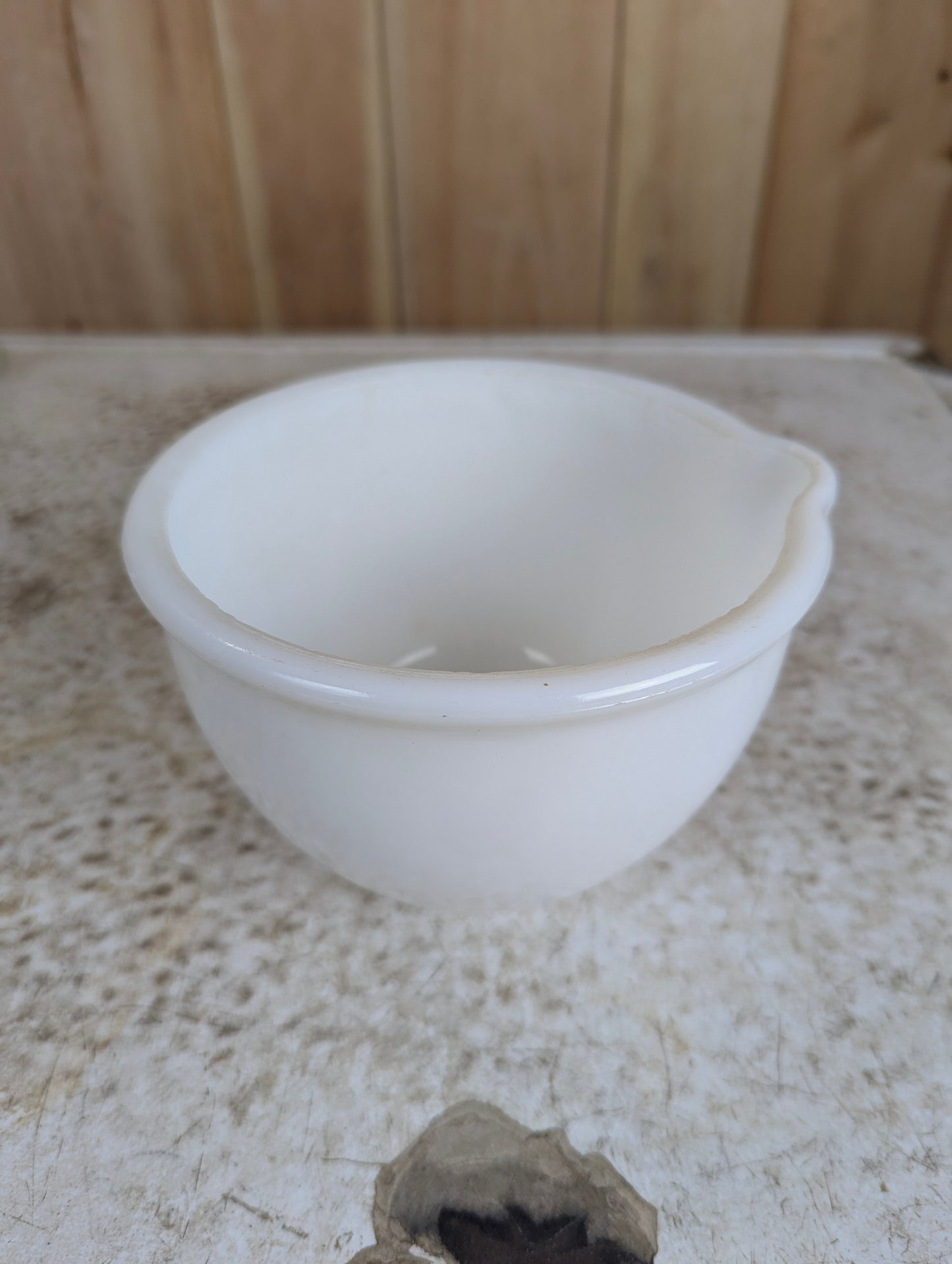 Vintage Pyrex Milk Glass Mixing Bowl