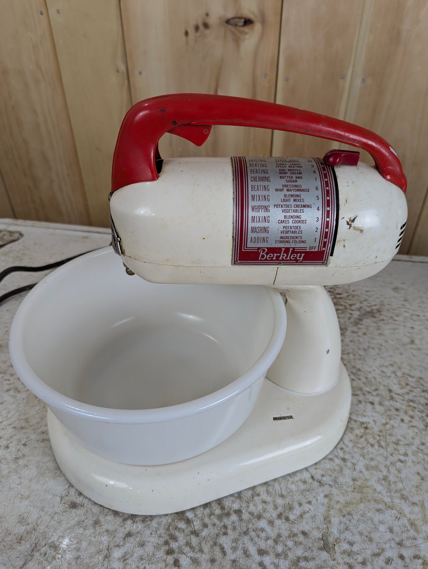 Vintage Berkeley Model 4206 Mixer (without Mixing Blades)