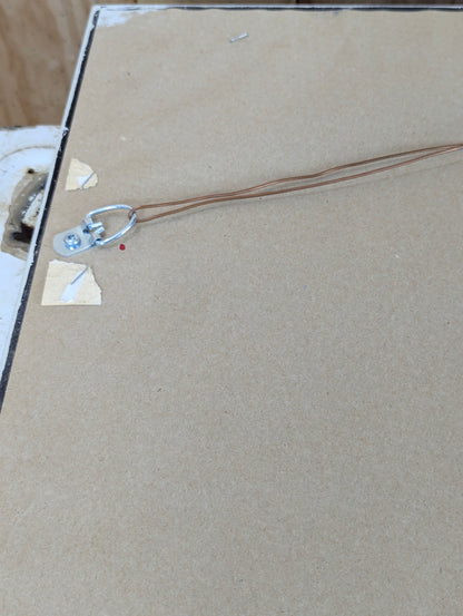 Wooden Framed Bevelled Mirror