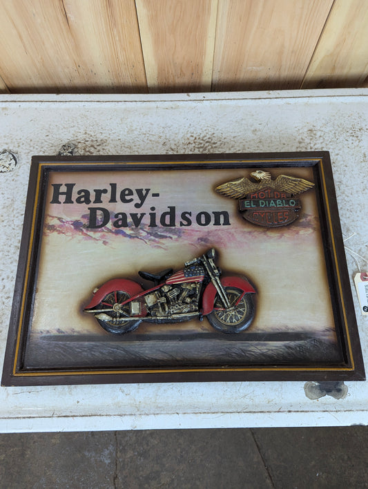 Harley Davidson 3D Wall Art