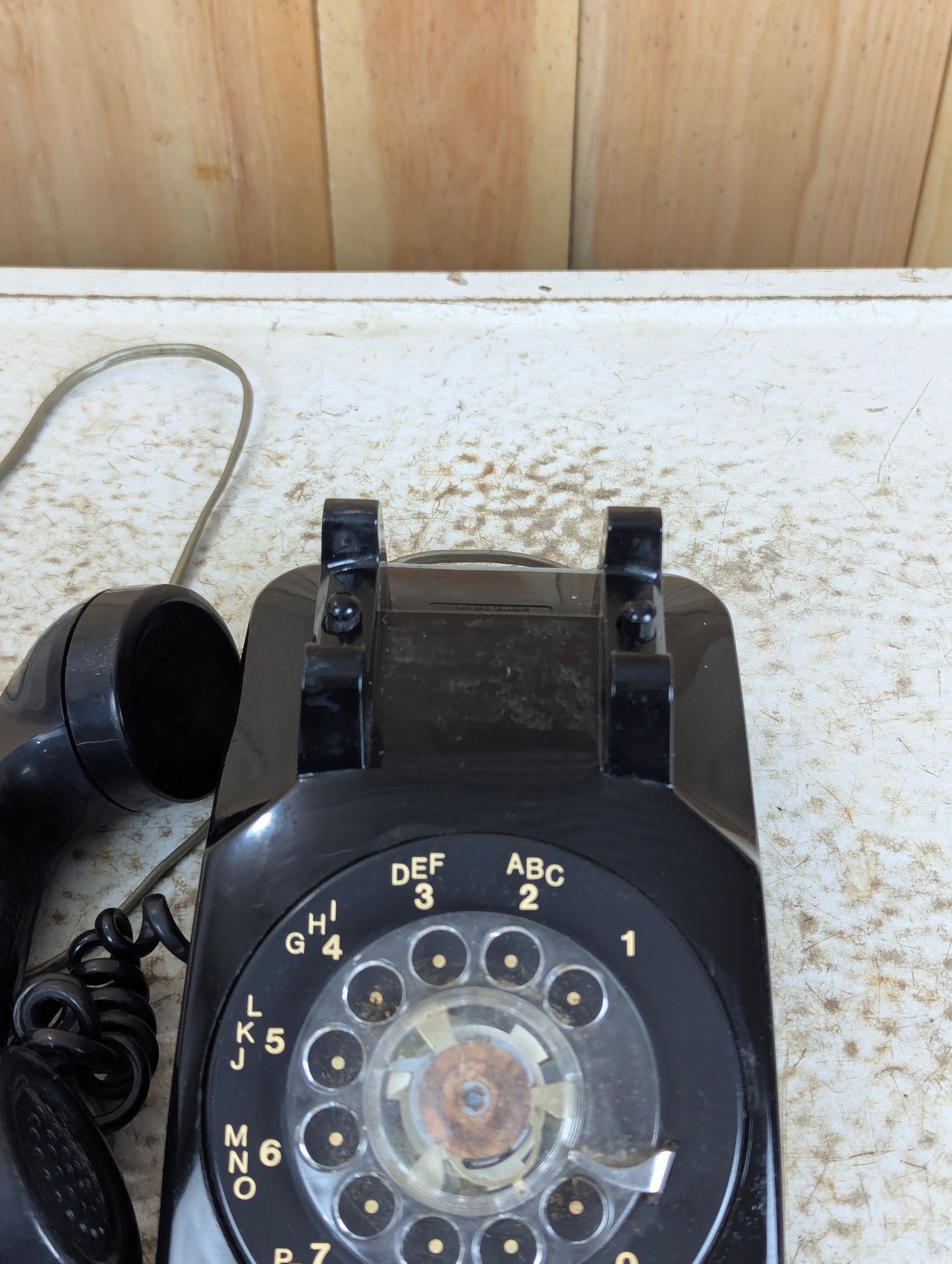 Vintage Black Northern Telecom Rotary Desk Phone