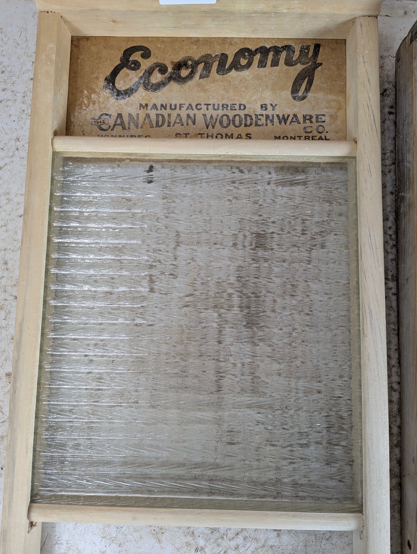 Vintage Glass Washboards