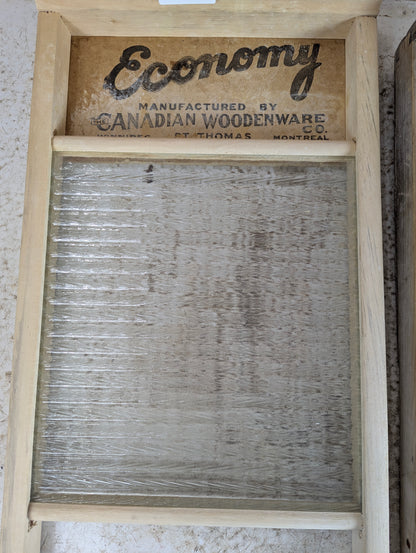 Vintage Glass Washboards