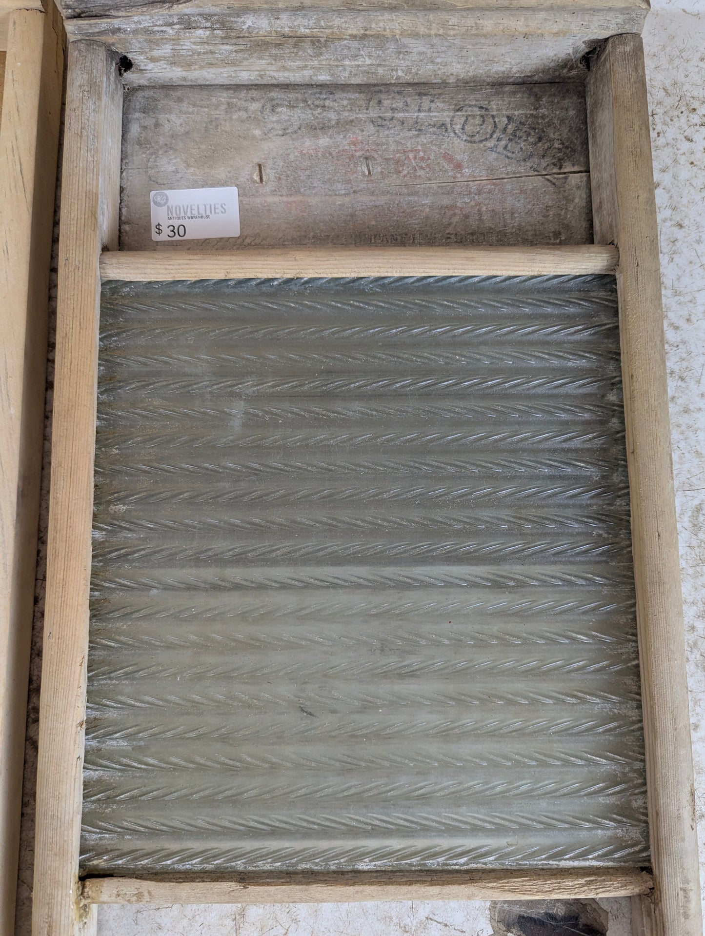Vintage Glass Washboards