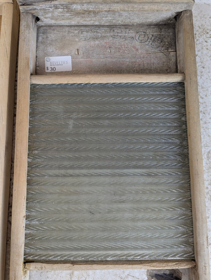 Vintage Glass Washboards