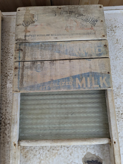 Vintage Glass Washboards