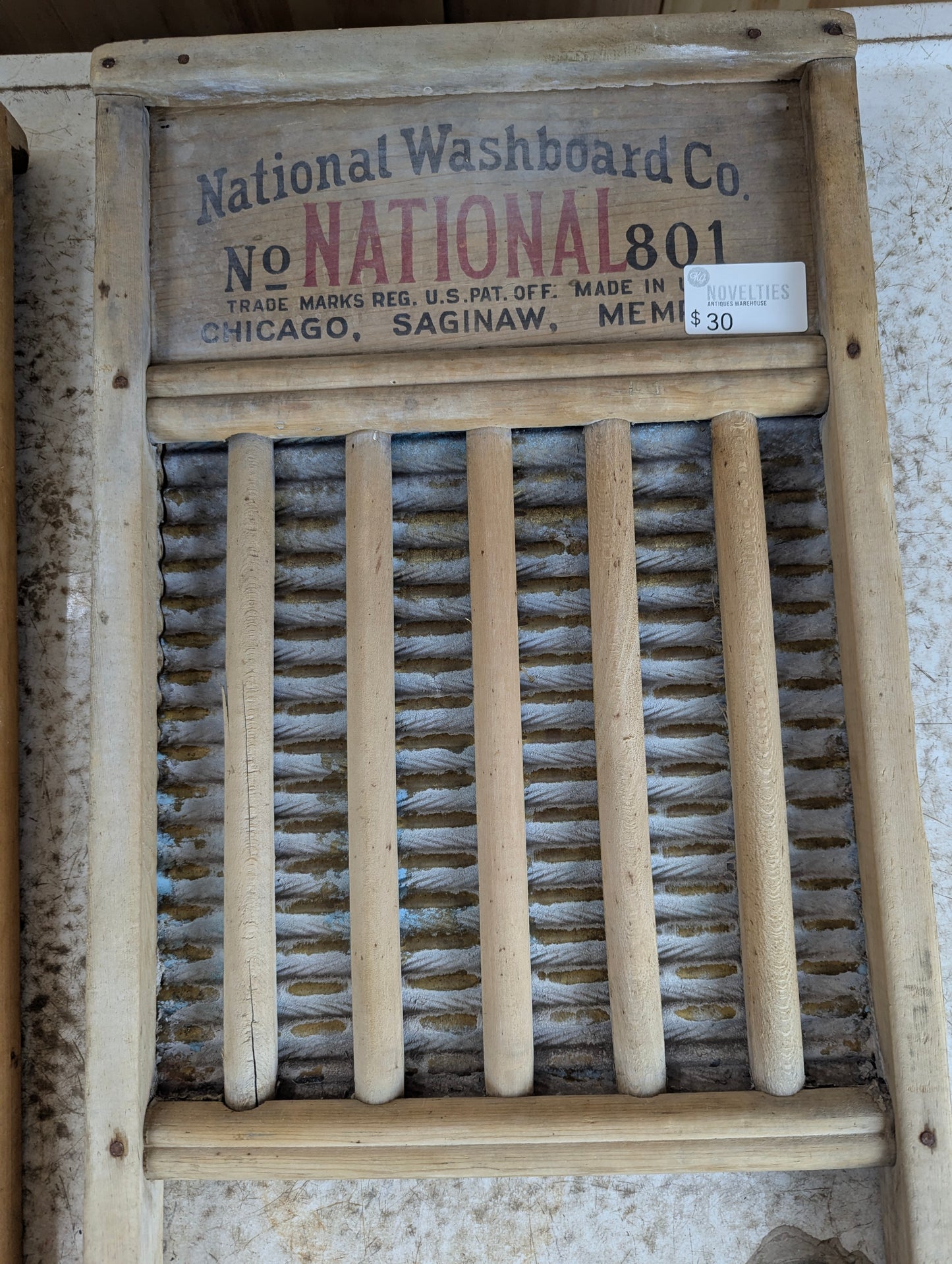 Vintage Metal Washboards