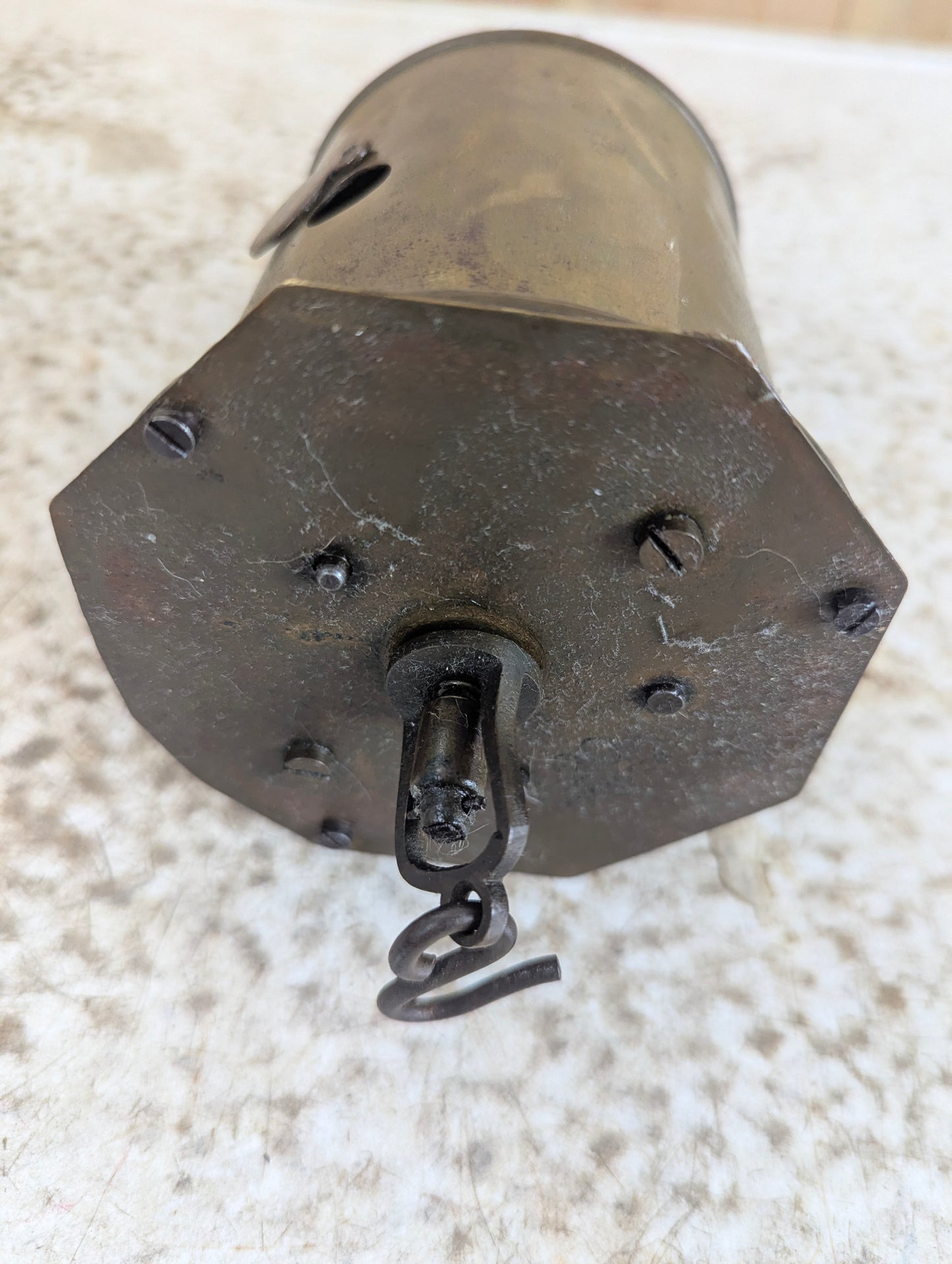 Antique 19th Century Brass Kitchen Hearth Clockwork Spit Roasting Jack