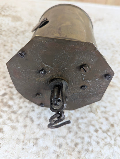 Antique 19th Century Brass Kitchen Hearth Clockwork Spit Roasting Jack