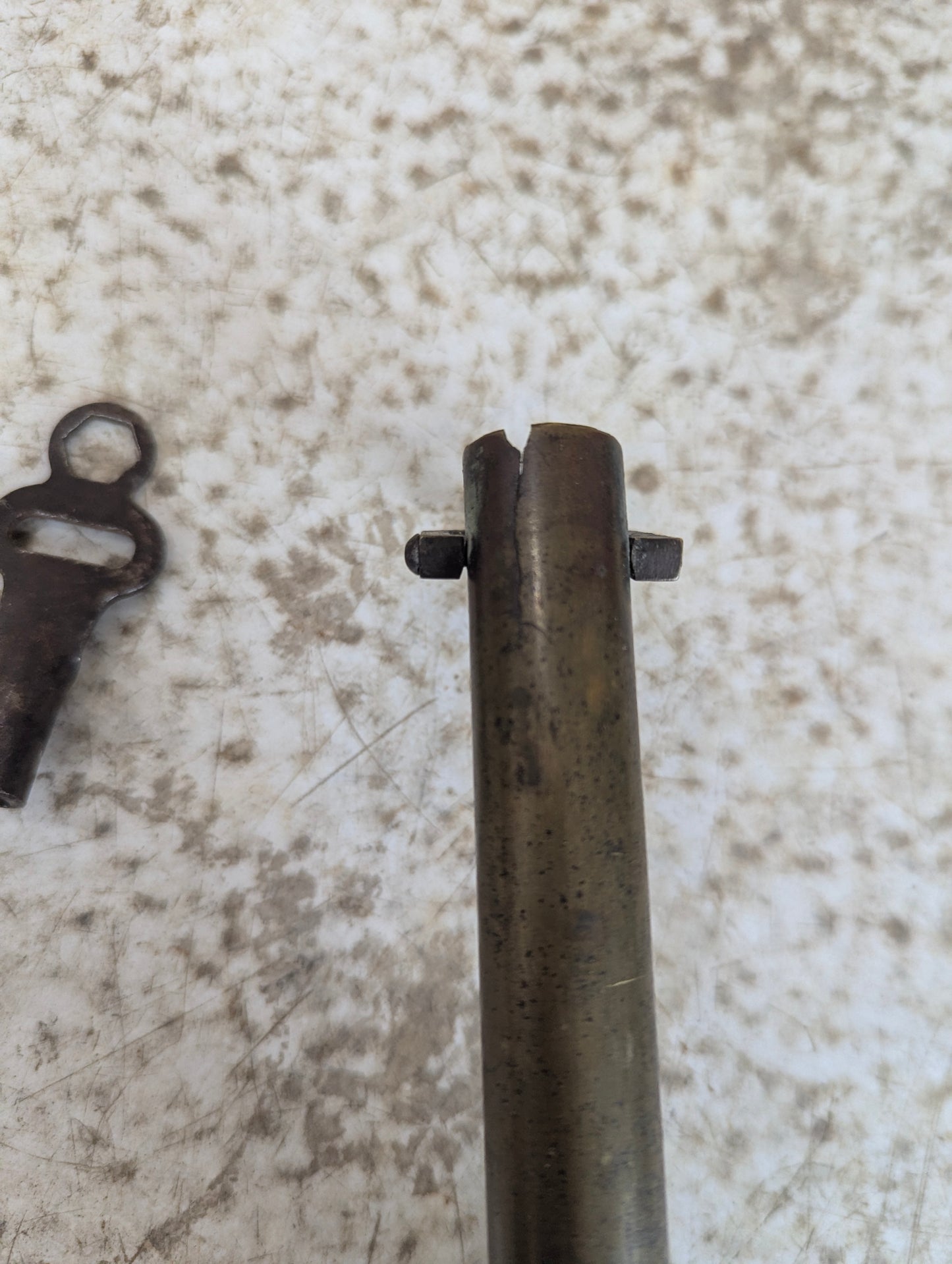 Antique 19th Century Brass Kitchen Hearth Clockwork Spit Roasting Jack