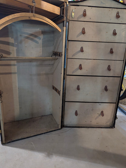 Antique Steamer Wardrobe