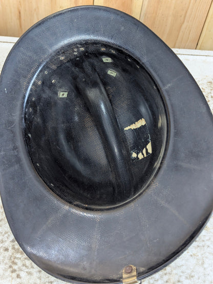 Vintage YTFD Fibreglass Firefighter Helmet