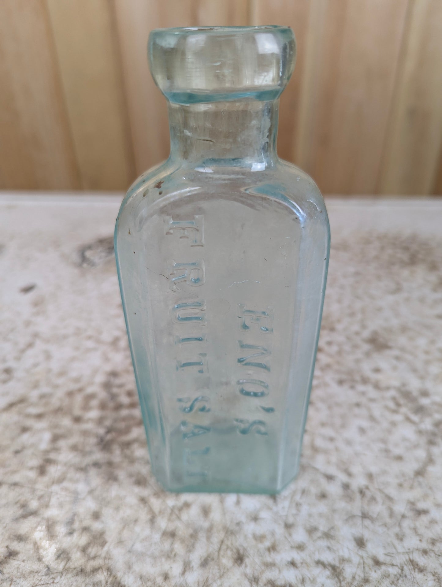 Antique Victorian Enos’ Fruit Salt Glass Bottle
