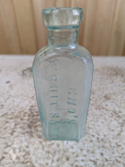 Antique Victorian Enos’ Fruit Salt Glass Bottle