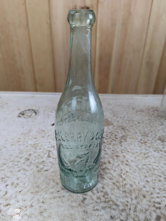 Antique William Corry & Co Mineral Water Soda Bottle