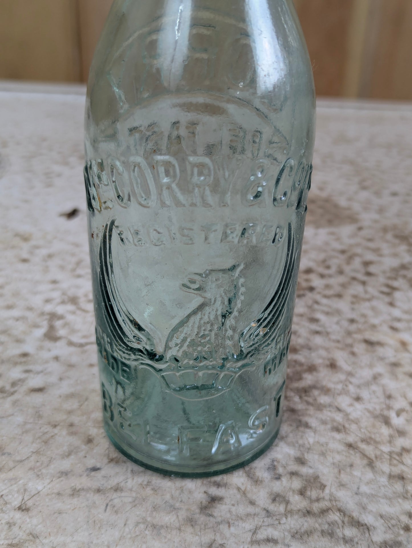 Antique William Corry & Co Mineral Water Soda Bottle